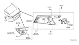 Diagram for 2017 Nissan Maxima Back Up Light - 26555-4RA0A