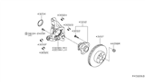 Diagram for 2017 Nissan Maxima Wheel Bearing - 43202-3TA1A