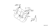 Diagram for 2021 Nissan Maxima Seat Belt - 88844-9DJ8A