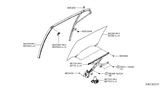 Diagram for 2019 Nissan Maxima Window Regulator - 82720-5AA0A