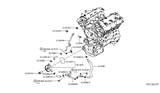 Diagram for Nissan Engine Oil Cooler - 21305-9N00A