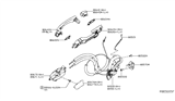 Diagram for 2016 Nissan Maxima Door Handle - 80640-4RA0A