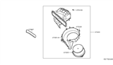 Diagram for 2019 Nissan Murano Blower Motor - 27225-6CA0A