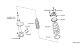 Diagram for 2020 Nissan Maxima Shock Absorber - E4302-4RA3B