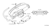 Diagram for 2016 Nissan Maxima Blower Control Switches - 27500-4RA0A