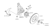 Diagram for 2018 Nissan Maxima Brake Disc - 40206-9N00C