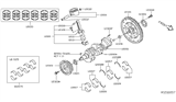 Diagram for 2016 Nissan Maxima Piston - 12010-4RA0A