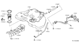 Diagram for 2018 Nissan Maxima Fuel Pump - 17040-4RA0C