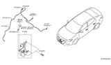 Diagram for 2019 Nissan Maxima Windshield Washer Nozzle - 28933-4RA0A