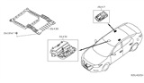 Diagram for 2021 Nissan Maxima Dome Light - 26430-9DJ2B