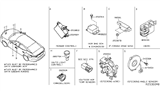 Diagram for Nissan Maxima Air Bag Control Module - 98820-4RB9A