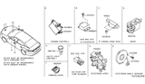 Diagram for 2017 Nissan Maxima Air Bag Sensor - 98820-4RC9A