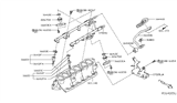 Diagram for Nissan Murano Fuel Injector - 16600-9DE0B