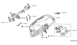 Diagram for 2016 Nissan Maxima Glove Box - 68102-4RA0B