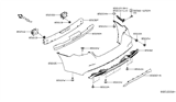 Diagram for 2021 Nissan Maxima Bumper - 85022-9DK0H