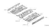 Diagram for 2019 Nissan Maxima Floor Pan - 74310-9DJ0A