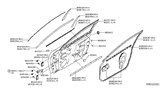 Diagram for 2019 Nissan Maxima Door Seal - 80839-4RA0A