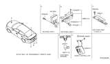 Diagram for 2017 Nissan Maxima Parking Assist Distance Sensor - 28438-4RA0D