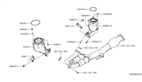 Diagram for 2020 Nissan Maxima Catalytic Converter - 208A2-4RA0A