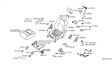 Diagram for Nissan Maxima Seat Cover - 87320-9DJ0B