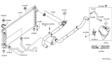 Diagram for Nissan Maxima Cooling Hose - 21501-3NT5D