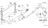 Diagram for 2020 Nissan Maxima Cooling Hose - 21501-3NT5D