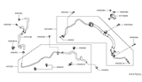 Diagram for 2019 Nissan Maxima Power Steering Hose - 49720-4RA0A