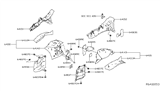 Diagram for 2016 Nissan Altima Wheelhouse - 64838-3TA0A