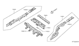 Diagram for 2022 Nissan Altima Rear Crossmember - G5650-3TAMA