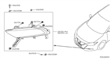 Diagram for 2016 Nissan Maxima Fog Light - 26155-4RA0B