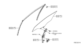 Diagram for 2019 Nissan Maxima Weather Strip - 80330-4RA2A