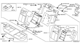 Diagram for 2020 Nissan Maxima Armrest - 88700-9DJ2A
