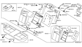 Diagram for 2016 Nissan Maxima Armrest - 88700-4RB0B