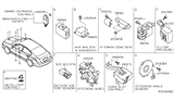 Diagram for 2012 Nissan Maxima Clock Spring - 25554-9N09A