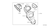 Diagram for Nissan Maxima Blower Motor - 27200-9DF0C