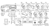 Diagram for 2012 Nissan Maxima Hazard Warning Switch - 25290-9N00A