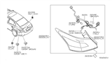 Diagram for Nissan Maxima Tail Light - 26550-9DA0B