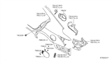 Diagram for Nissan Maxima Fender - G8100-9N0MA