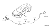 Diagram for 2010 Nissan Maxima Hood Latch - 65601-9N00B