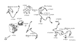 Diagram for 2014 Nissan Maxima Brake Fluid Pump - 47660-ZY93C