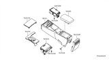 Diagram for 2009 Nissan Maxima Center Console Base - 96911-9N01A