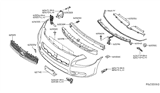 Diagram for 2011 Nissan Maxima Grille - 62070-9DA0A