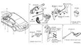 Diagram for 2010 Nissan Maxima Headlight Switch - 25560-9N00B