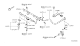 Diagram for 2011 Nissan Altima Fuel Rail - 17521-JA10C