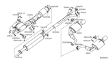 Diagram for 2015 Nissan Altima Exhaust Hanger - 20621-3TA0B