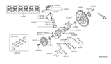 Diagram for 2013 Nissan Maxima Piston - 12010-9N00C