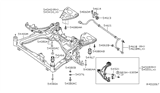 Diagram for Nissan Maxima Control Arm - 54501-9N00B