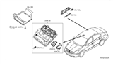 Diagram for Nissan Maxima Dome Light - 26430-9DG0A