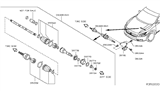 Diagram for Nissan Axle Shaft - 39100-9N01A