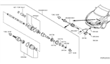 Diagram for 2013 Nissan Maxima CV Boot - C9741-JA10K